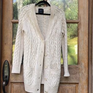 Zara Cable Knit Duster